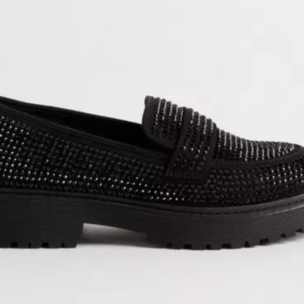 Never Worn Torrid Embellished Loafers (WW)